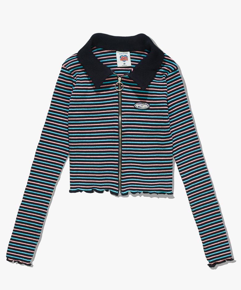 (W) TROYER ZIP-UP - BLACK