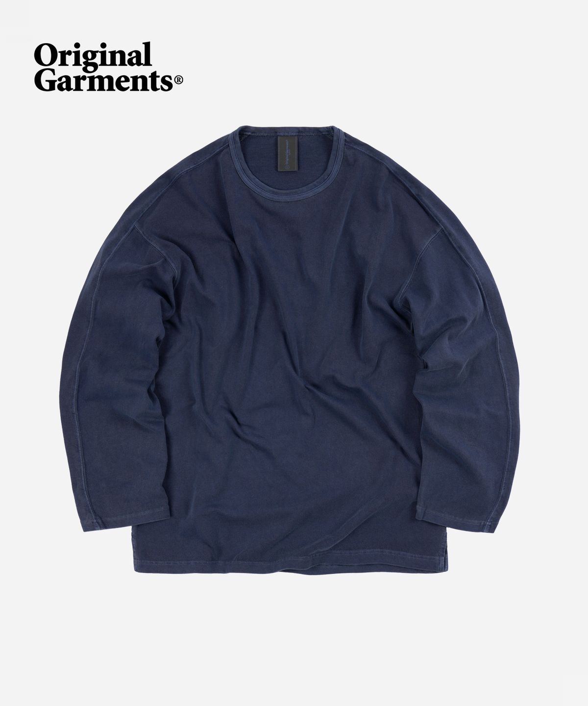 프리즘웍스(FRIZMWORKS) OG PIGMENT DYEING LONG SLEEVE _ BLUE