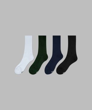 [4PACK]1507 엠보 애슬레틱 삭스-컬러팩