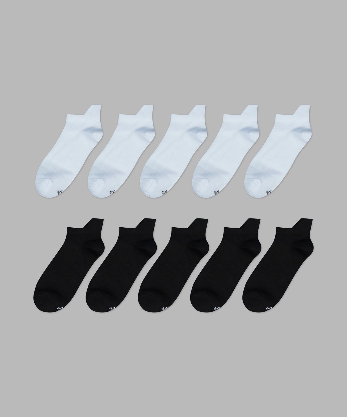 일오공칠(IL-O-GONG-CHIL) [10PACK]1507 힐 엣지 러닝 스니커즈 삭스 -스노우 화이트/블랙