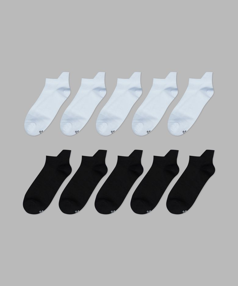 [10PACK]1507 힐 엣지 러닝 스니커즈 삭스 -스노우 화이트/블랙