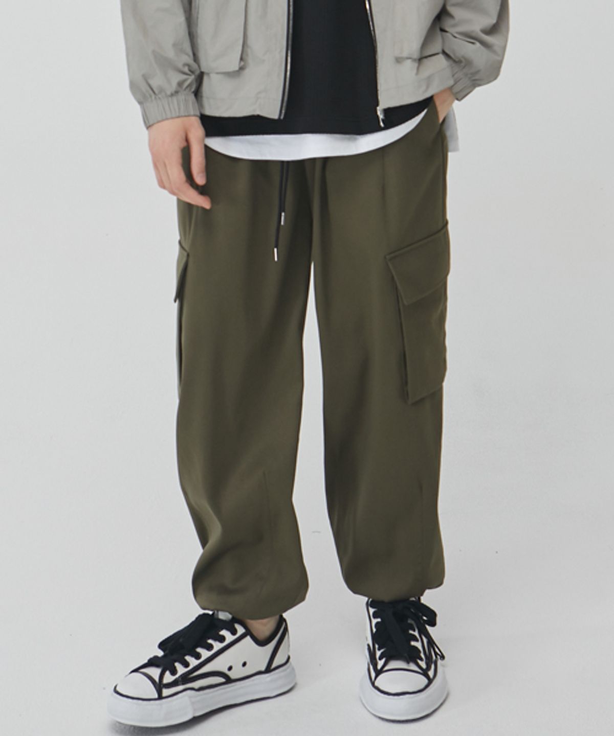 세븐셀라(SEVENSELAH) #psf 세미 벌룬 카고 스토퍼 Khaki