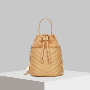 [20ALL] 누메르 드로우 미니 퀼팅 샌드베이지