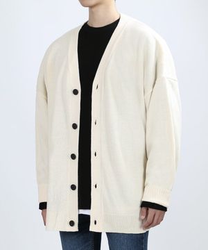 OVERING SMART CARDIGAN (CREAM)