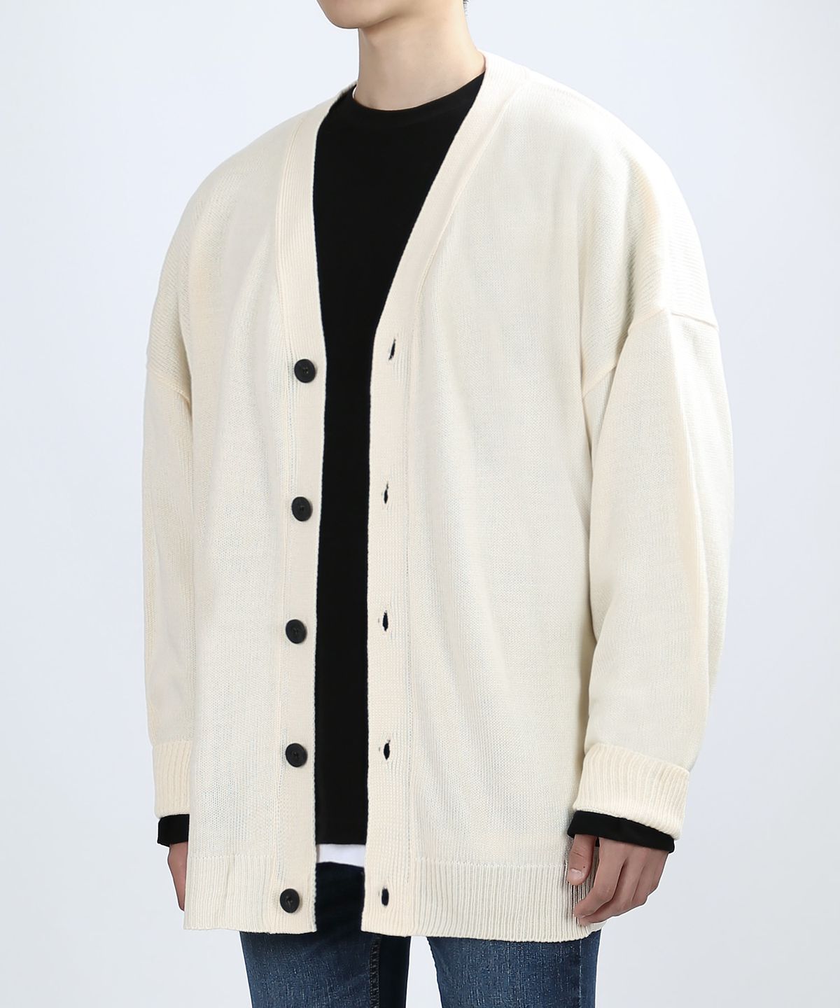 베리베인(VERYVAIN) OVERING SMART CARDIGAN (CREAM)