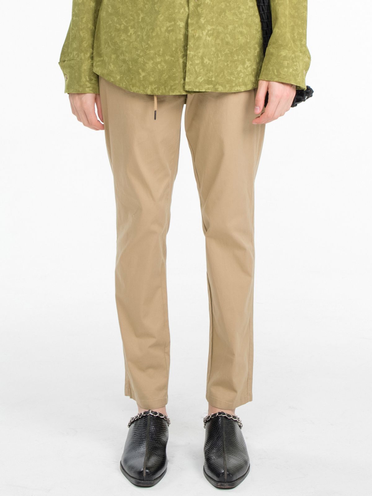 그레이티스트(THE GREATEST) Banding Slacks BEIGE