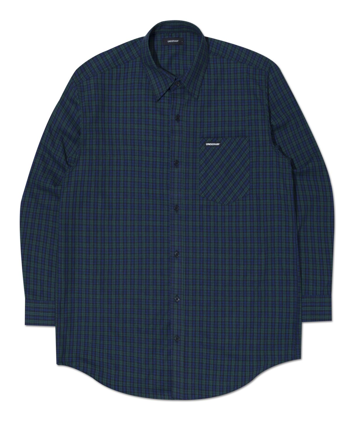 언더에어(UNDERAIR) PAPILLON SHIRTS - GREEN