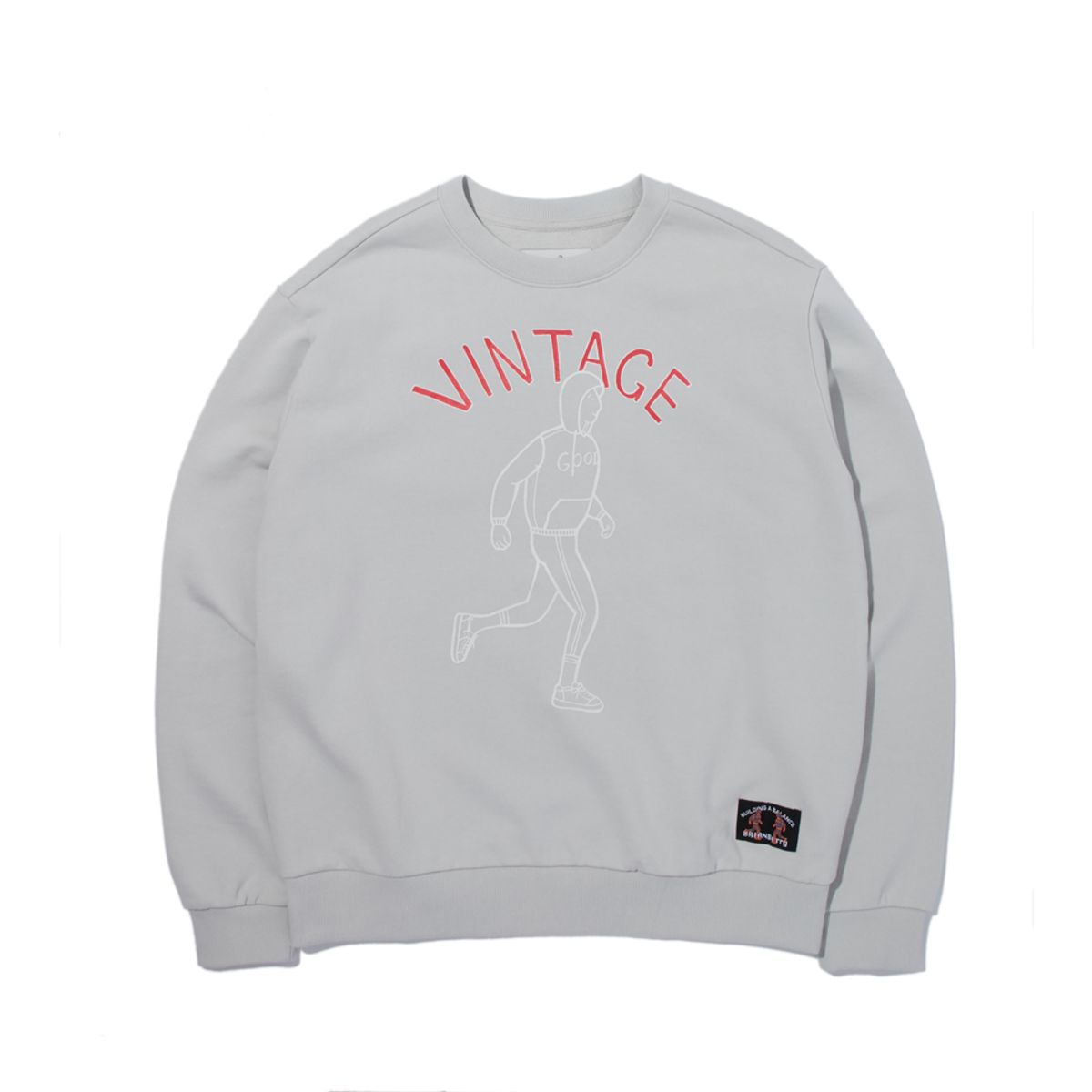 브라이언베리(BRIAN BERRY) VINTAGE LINE SWEAT SHIRT_PISTACHIO