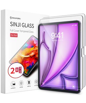 [2매] 아이패드 액정보호 풀커버 강화유리 액정 필름 2.5D 강화유리