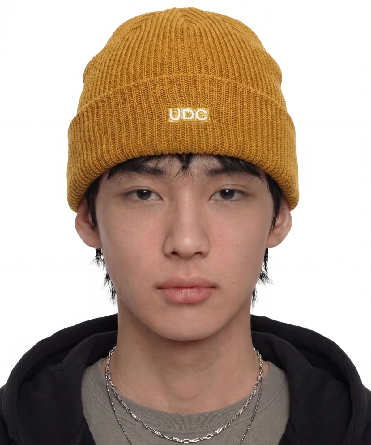 언더컨트롤(UNDERCONTROL) 루즈핏 비니 BEANIE / LONG TAIL / BOX LOGO / D MUSTARD