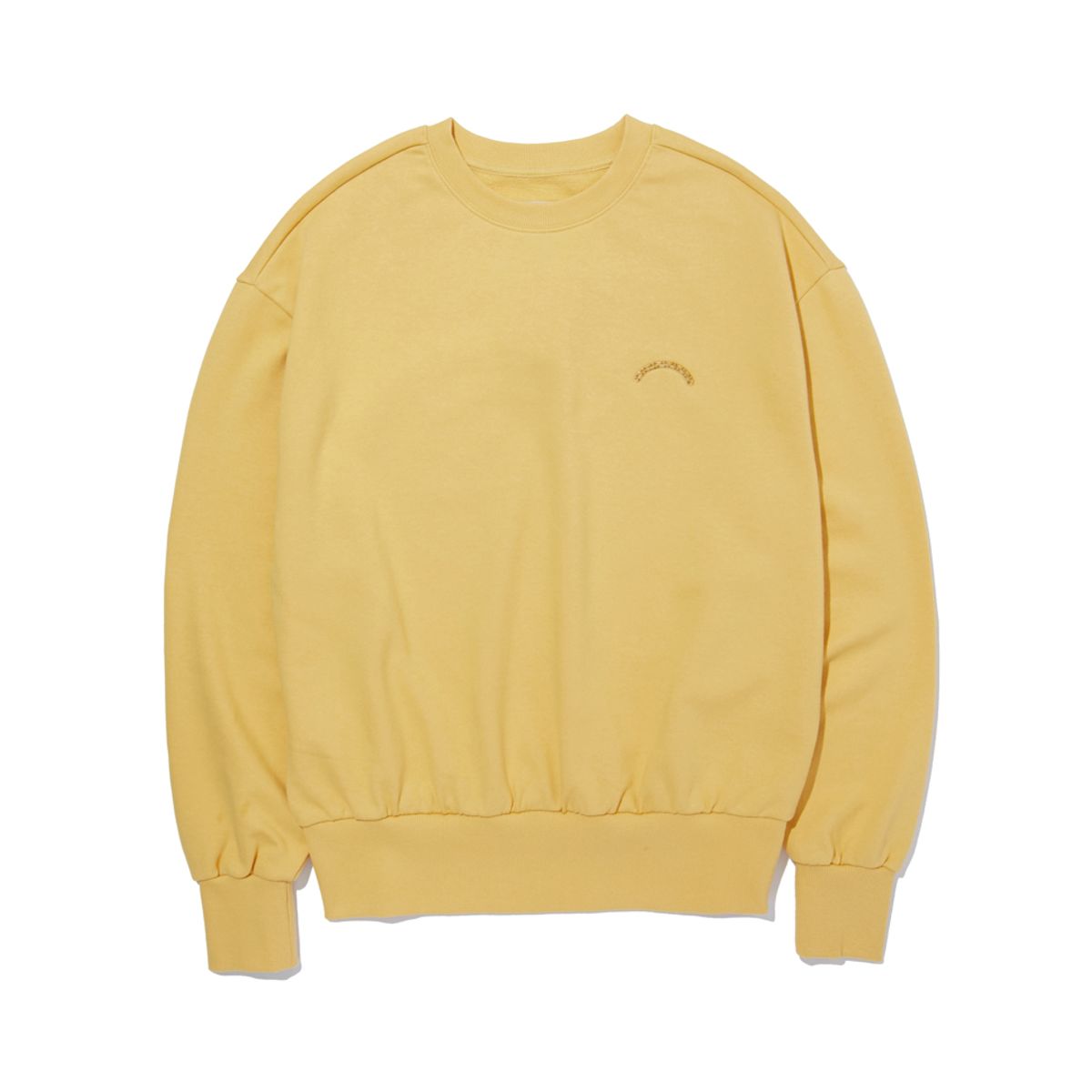 브라이언베리(BRIAN BERRY) VOLUME ARC SWEAT SHIRT_MUSTARD
