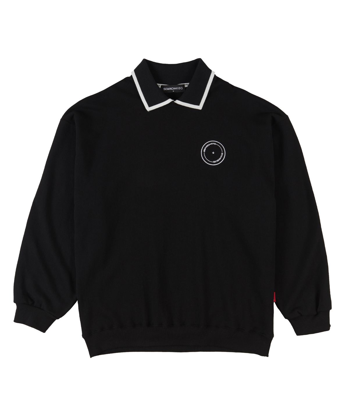 써치410(SEARCH410) [UNISEX] DOUBLE COLLAR STAR MTM_BLACK