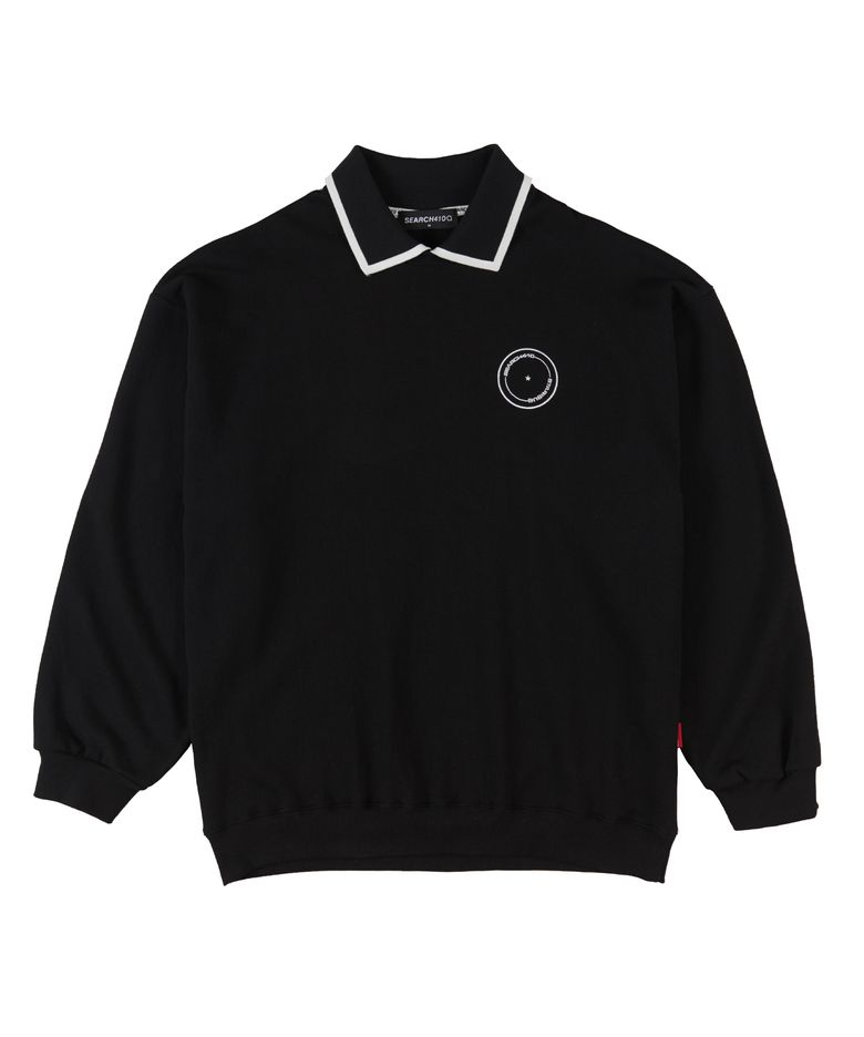 [UNISEX] DOUBLE COLLAR STAR MTM_BLACK