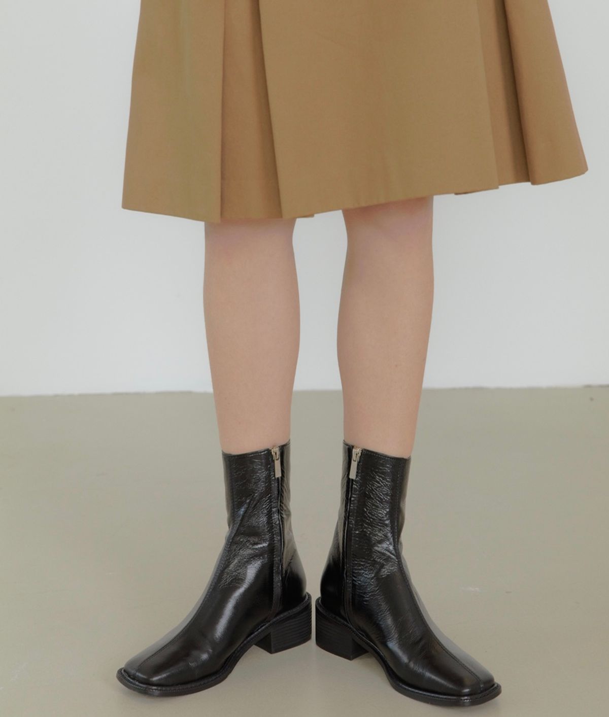 릴리슈(LILYSHOE) raya ankle boots - black