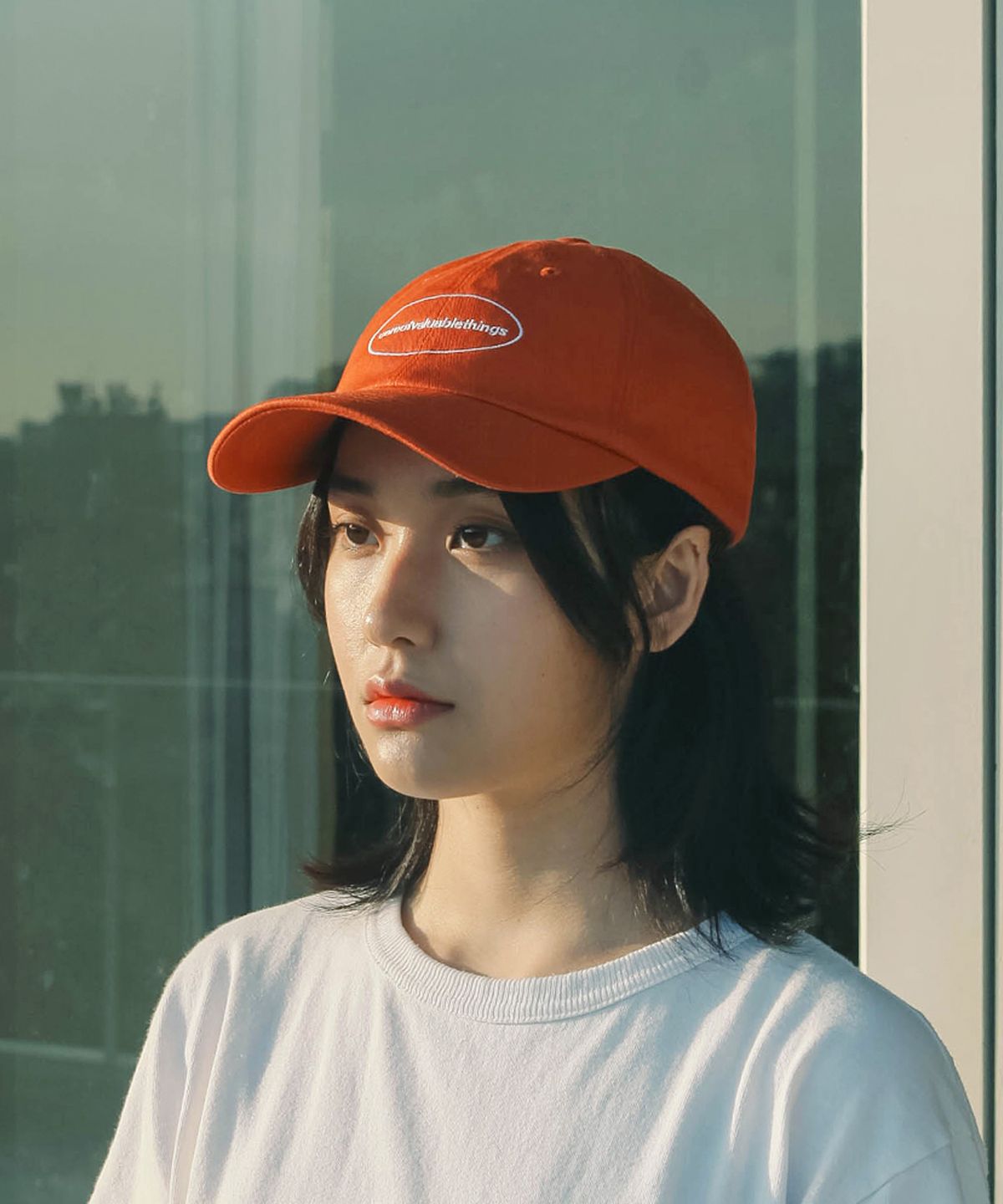 디포쉬(DEEPOCHE) 써클 코어 커브캡-오렌지
