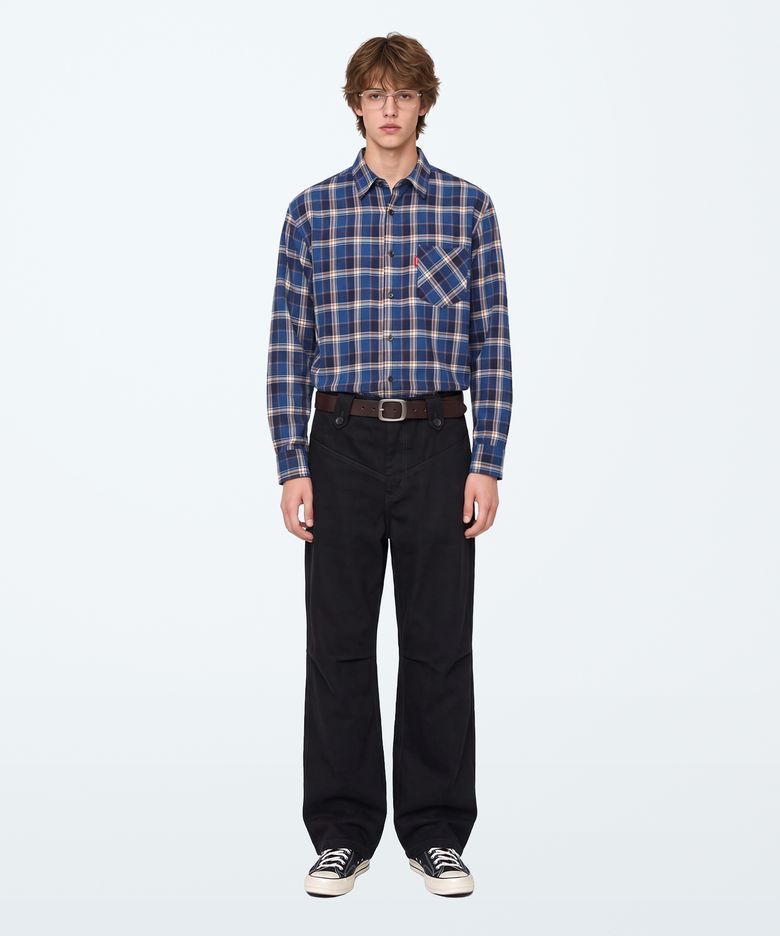 WINDSOR CHAIR CHECK SHIRTS - BLUE