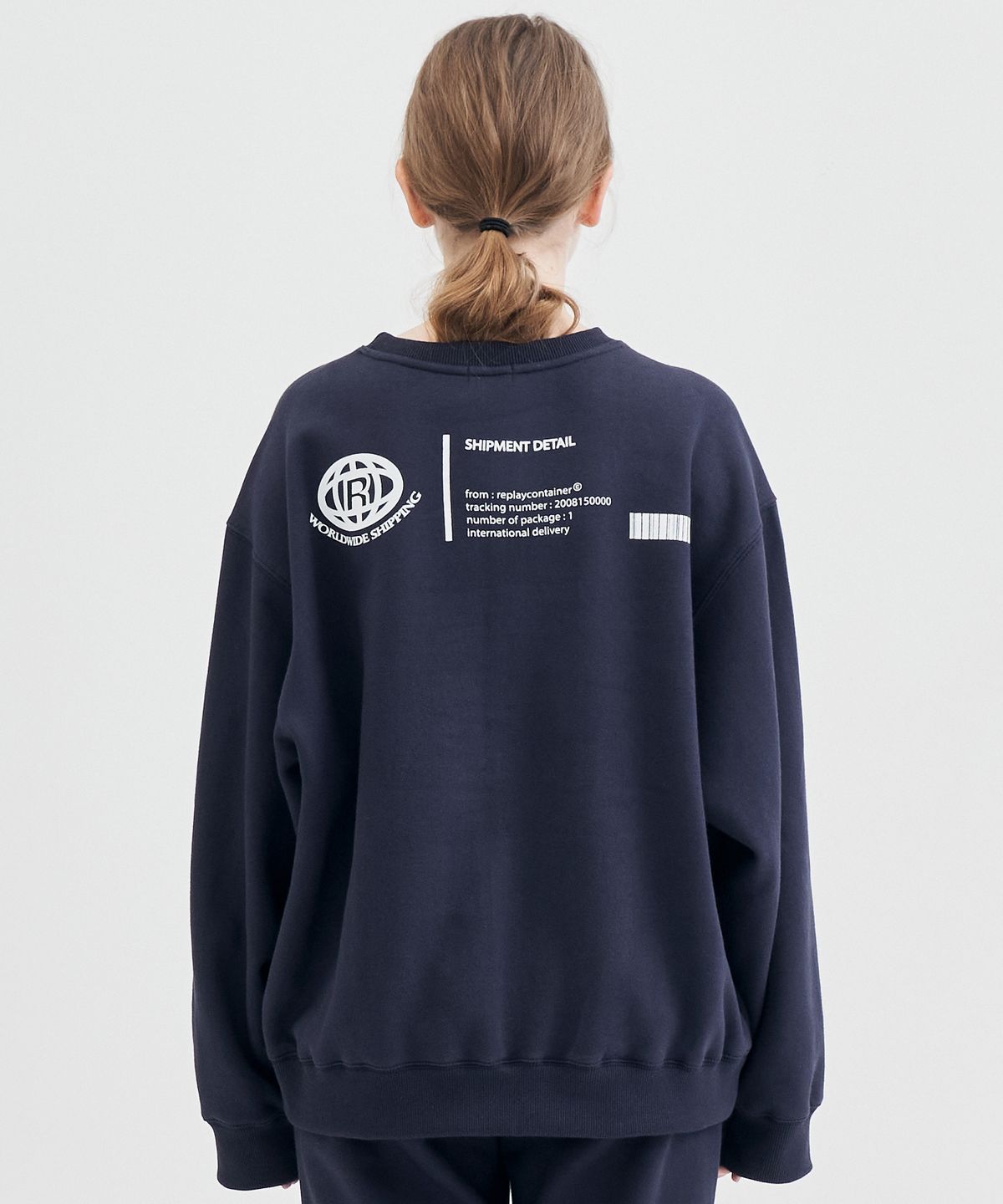 리플레이컨테이너(REPLAY CONTAINER) RC Worldwide mtm (navy)