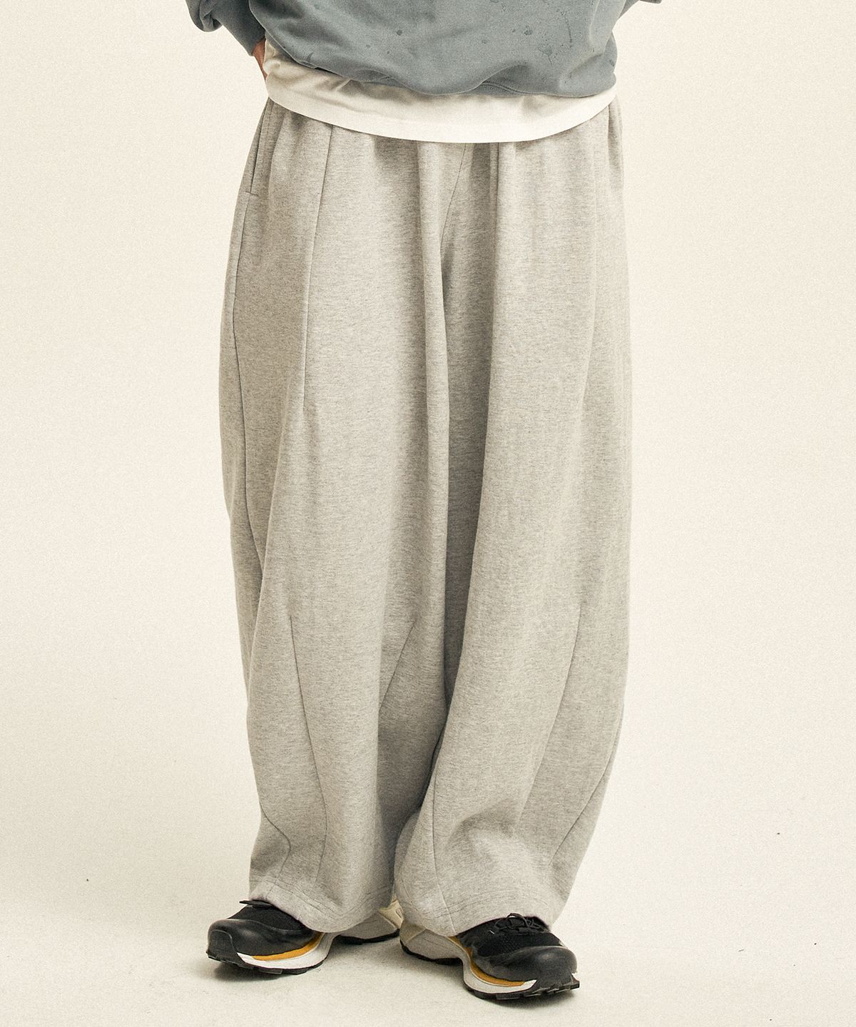 제로(XERO) Balloon Sweat Pants [Grey]