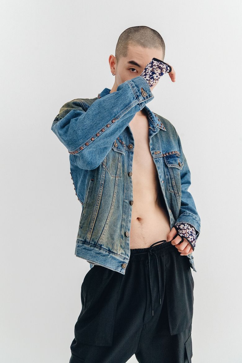AURA RICH IRON BLUE JACKET