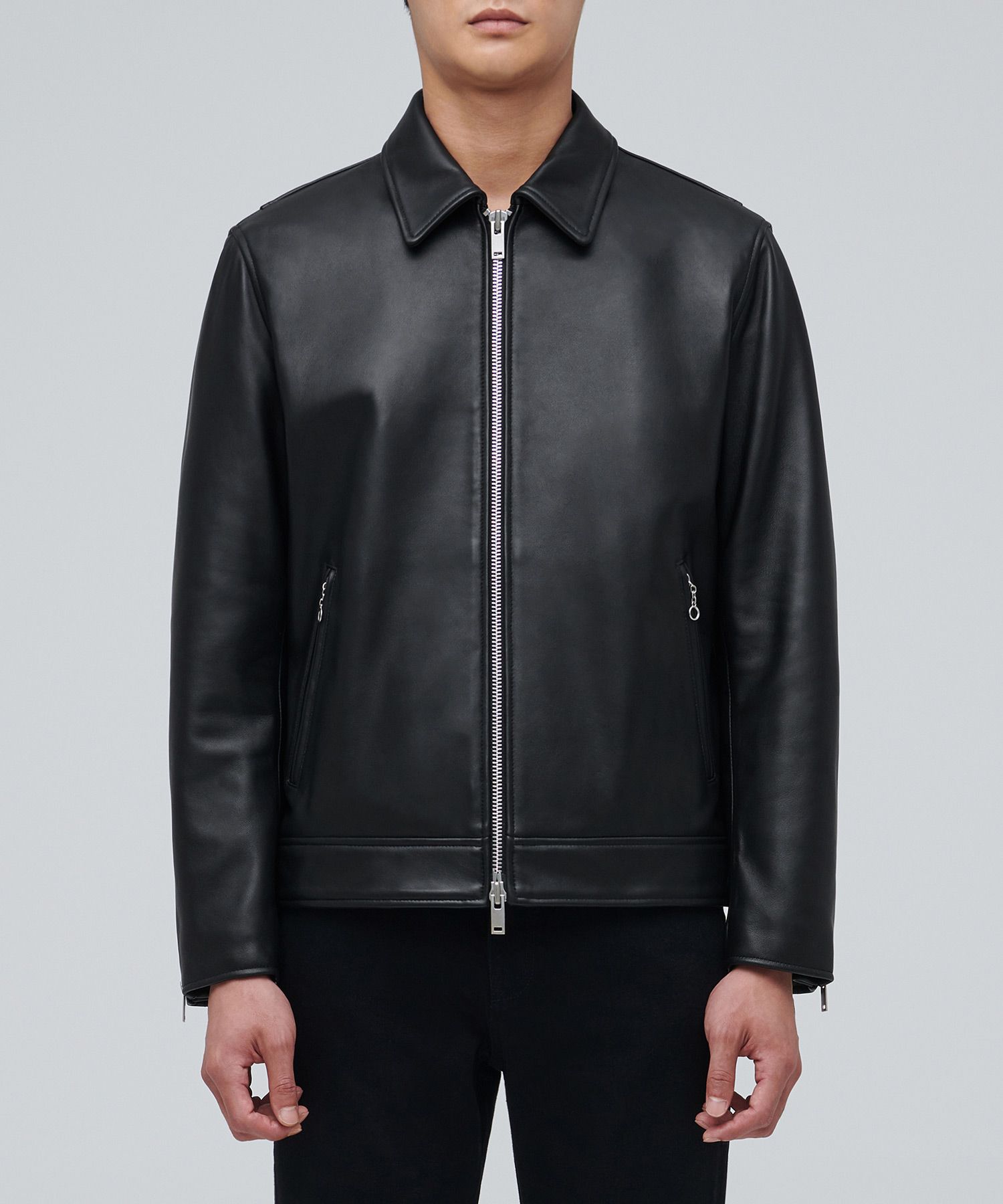 ジャケット・アウター MUSINSA STANDARD LAMBSKIN MOTORCYCLE MUSINSA | MUSINSA STANDARD LAMBSKIN BASIC MOTORCYCLE
