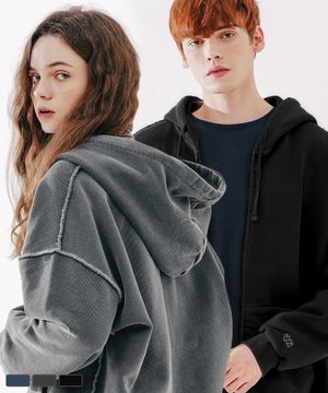 [패키지] 더스트 피그먼트 후드집업 2PACK MJOT7437