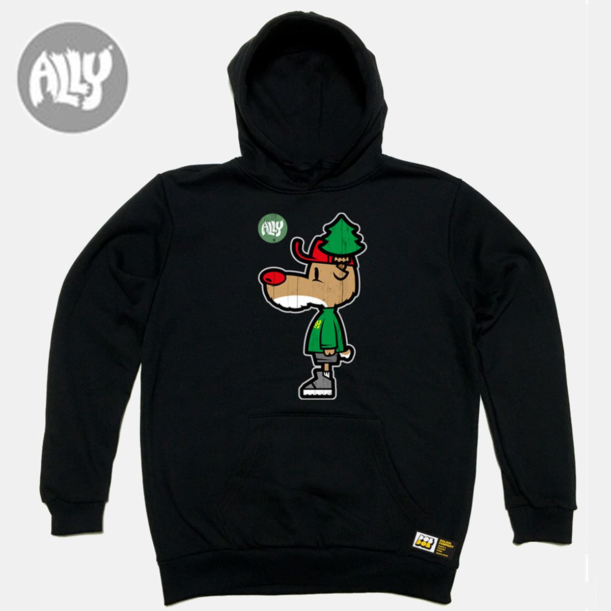 돌돌(DOLDOL) ALLY_HOODY_07 숲속의 mtb 바이커 사슴 엘리 자전거 캠핑  백패킹 사슴 캐릭터 그래픽 디자인 후디 후드티