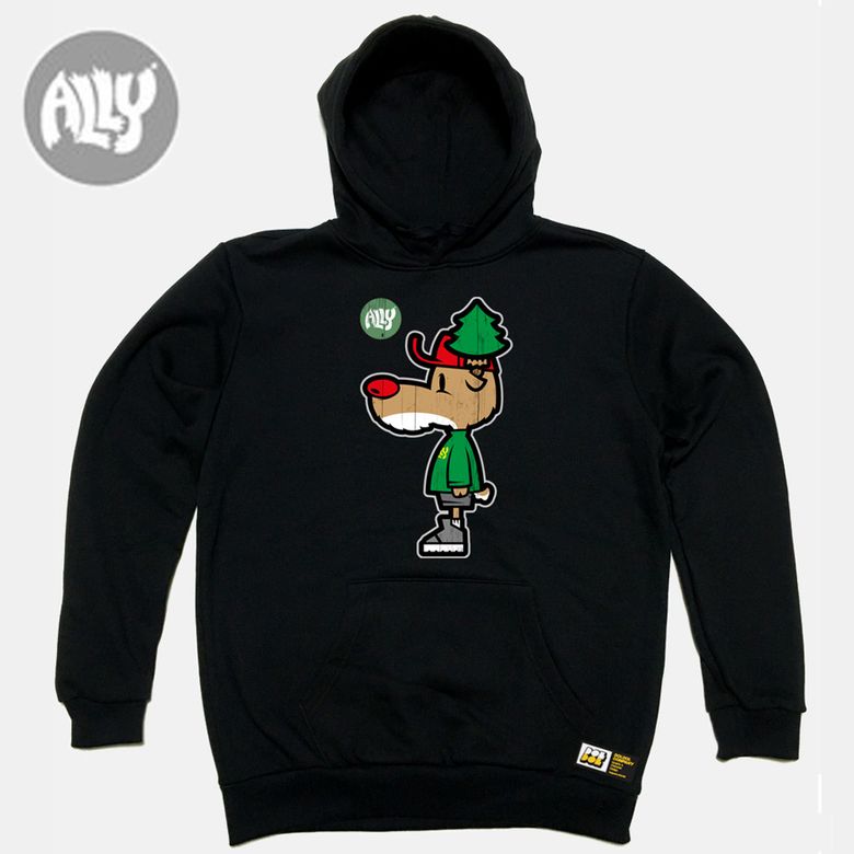 ALLY_HOODY_07 숲속의 mtb 바이커 사슴 엘리 자전거 캠핑  백패킹 사슴 캐릭터 그래픽 디자인 후디 후드티