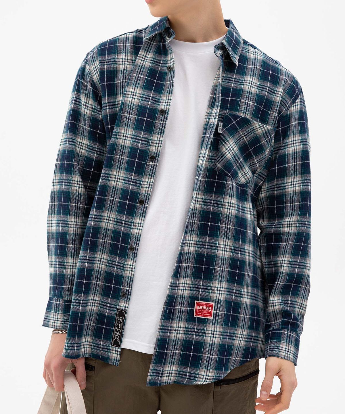 메리제임스(MARYJAMES) ICHELSON SHIRTS - GRAY