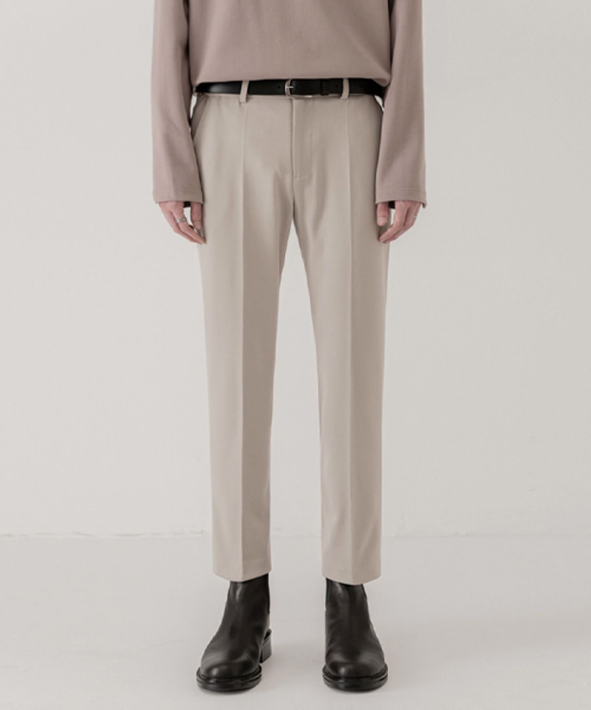 드로우핏(DRAW FIT) 모더니티 히든 밴딩 슬랙스 [DUSTY CREAM]