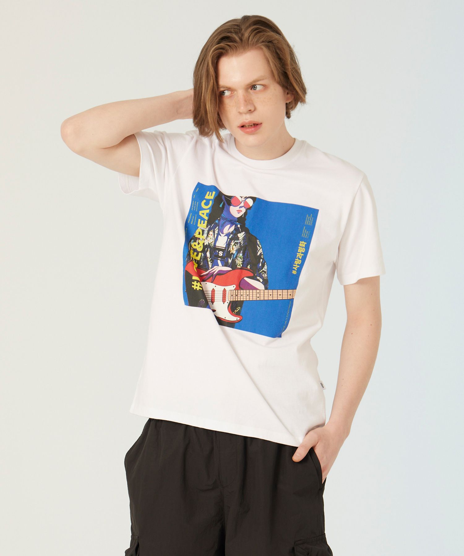 MUSINSA | ULKIN CANVAS [Ulkin X Tree 13] Artist T-shirt Love