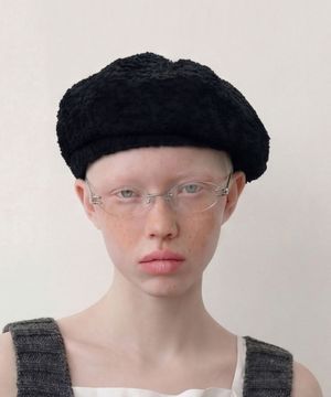 가을 베레모 BREAD BERET / ROUGH TX / M BLACK