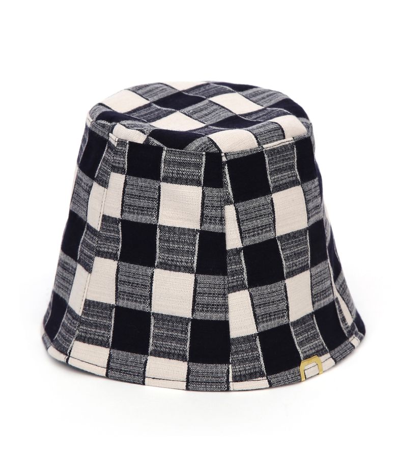 가을 버킷햇 STAND BUCKET / SHADE CHECK / MILK NAVY