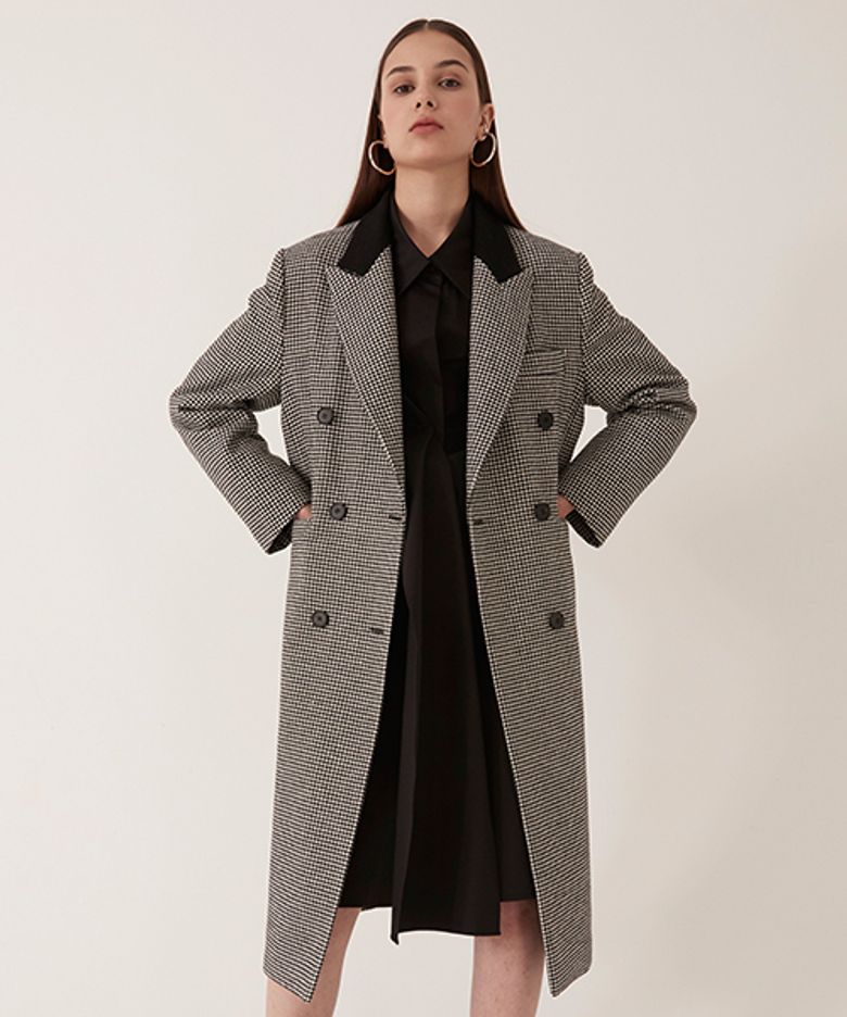 Peaked Lapel Long Jacket 피크드 라펠 롱 자켓
