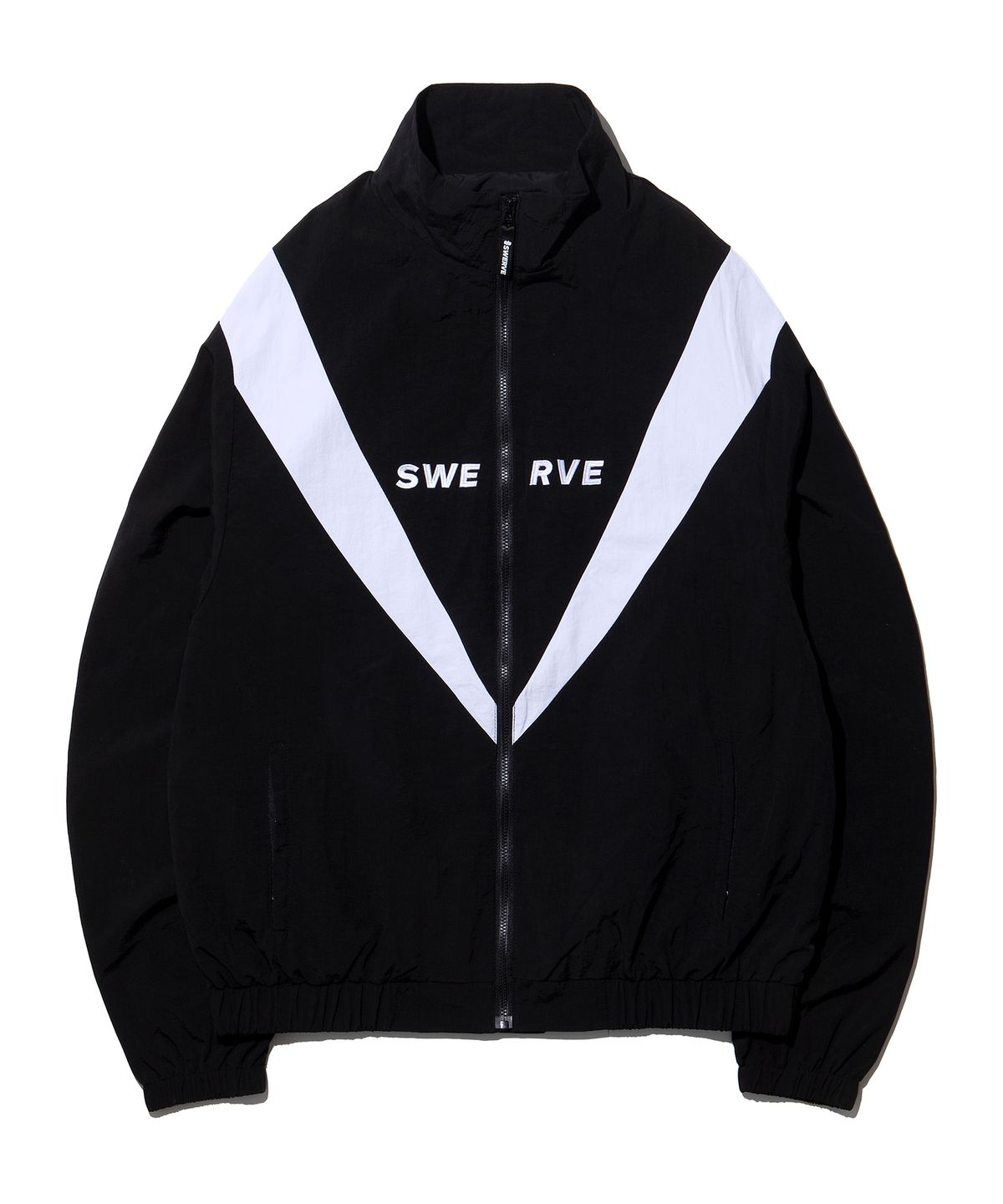 스월브(SWERVE) Panel Track Jacket Black