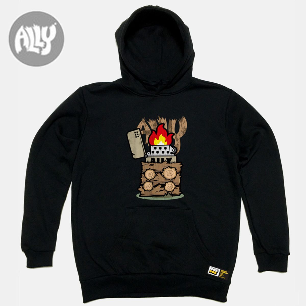 돌돌(DOLDOL) ALLY_HOODY_14 숲속의 mtb 바이커 사슴 엘리 자전거 캠핑  백패킹 사슴 캐릭터 그래픽 디자인 후디 후드티