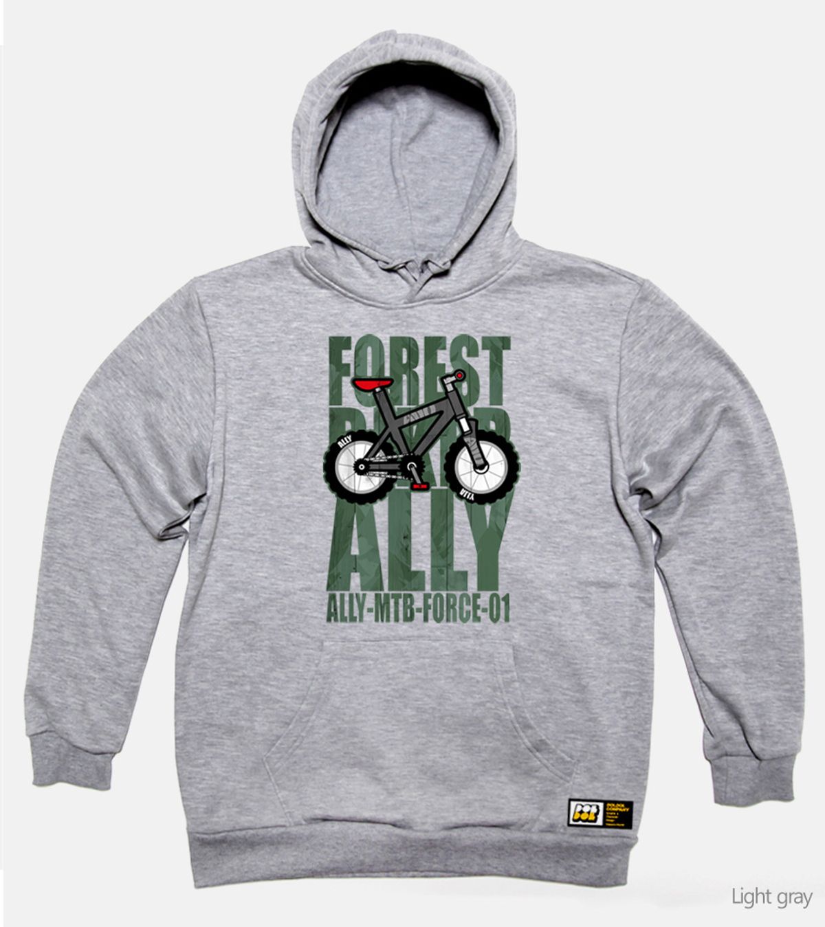돌돌(DOLDOL) ALLY_HOODY_15 숲속의 mtb 바이커 사슴 엘리 자전거 캠핑  백패킹 사슴 캐릭터 그래픽 디자인 후디 후드티