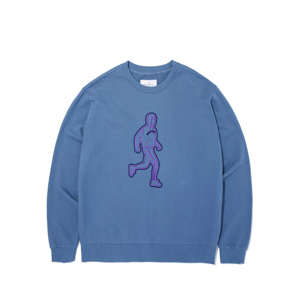 브라이언베리(BRIAN BERRY) LINE RUNNER SWEAT SHIRT_HAZY BLUE