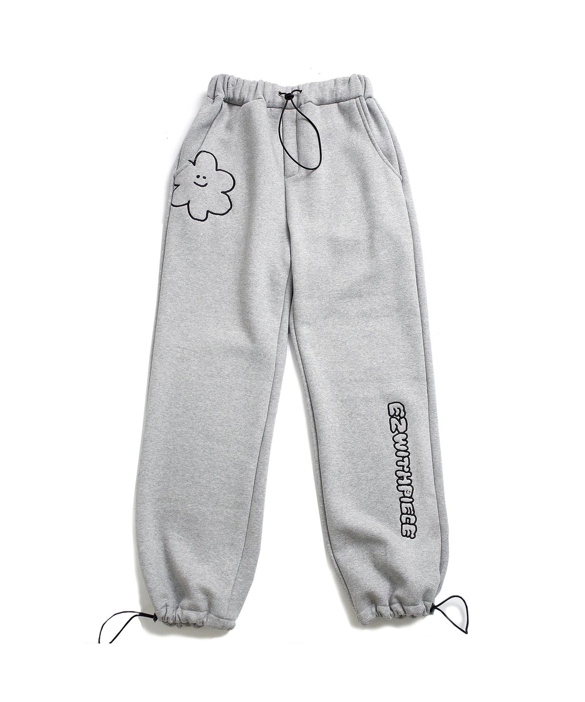 피스메이커(PIECE MAKER) [EZwithPIECE] DAISY SWEAT PANTS (GREY)