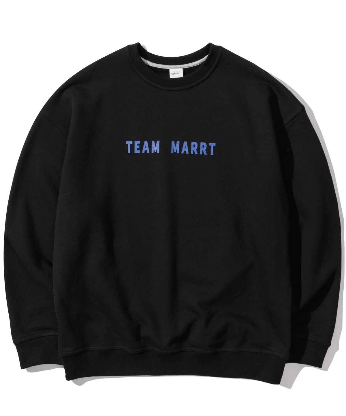마르트(MARRT) TEAM MARRT SWEATSHIRT (BLACK)