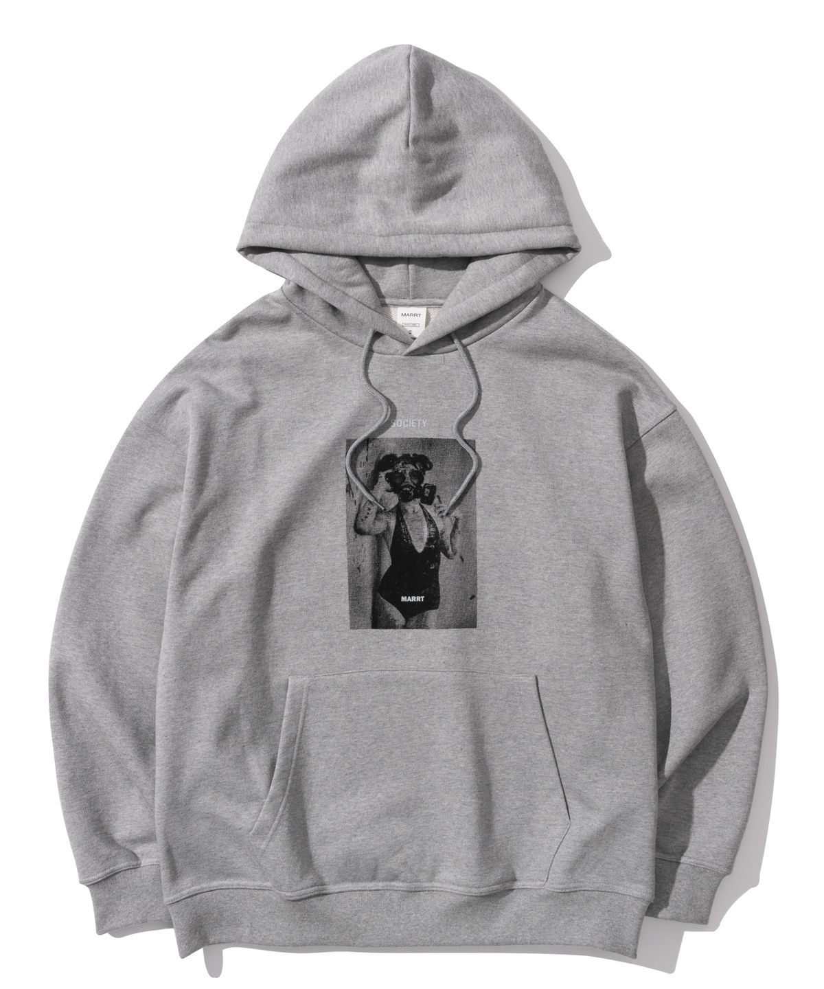 마르트(MARRT) PRINTING HOODIE (GREY)