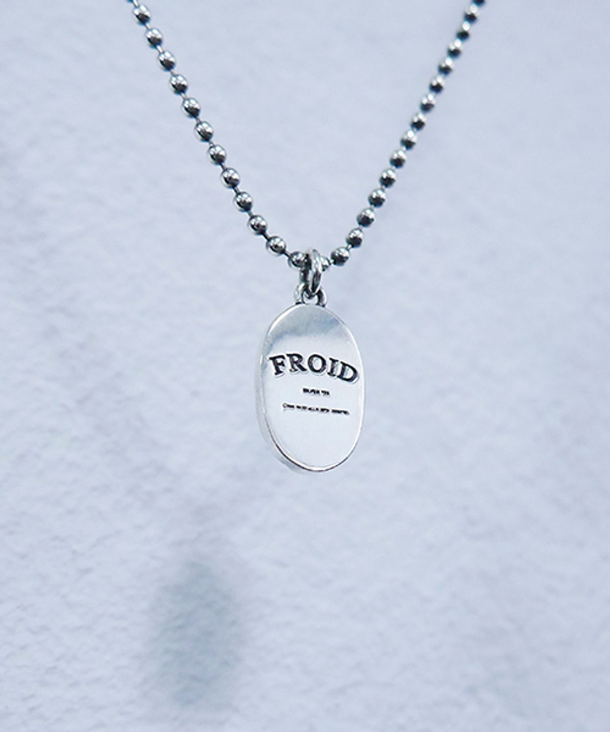 프루와(FROID) Cracked Egg Necklace [925 Sterling Silver]