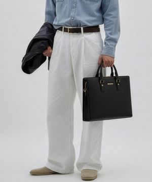 천연소가죽 남자 서류가방 T13523