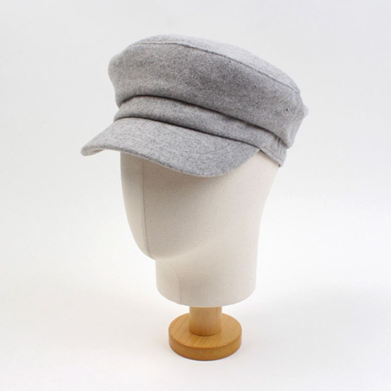 Mild Wool Light Gray Marine Cap 울마린캡