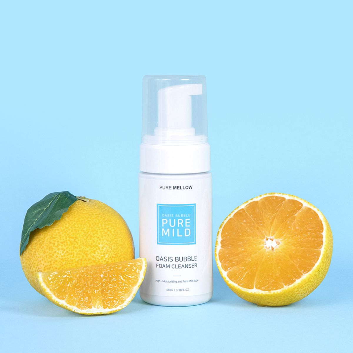 퓨어멜로우(PURE MELLOW) 퓨어멜로우 오아시스 버블 마일드 폼클렌저 100ml (약산성 폼클렌징)
