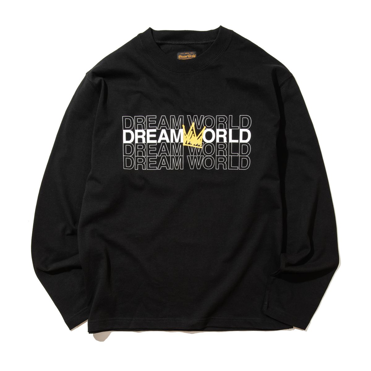 드림월드(DREAMWORLD) 프린트 슬리브 블랙_006