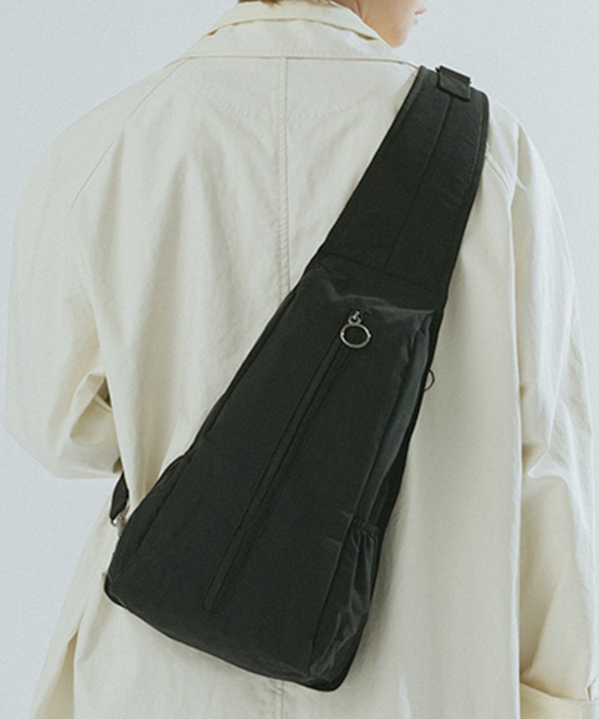 톰투머로우(TOMTOMORROW) aud slingbag [teal black]