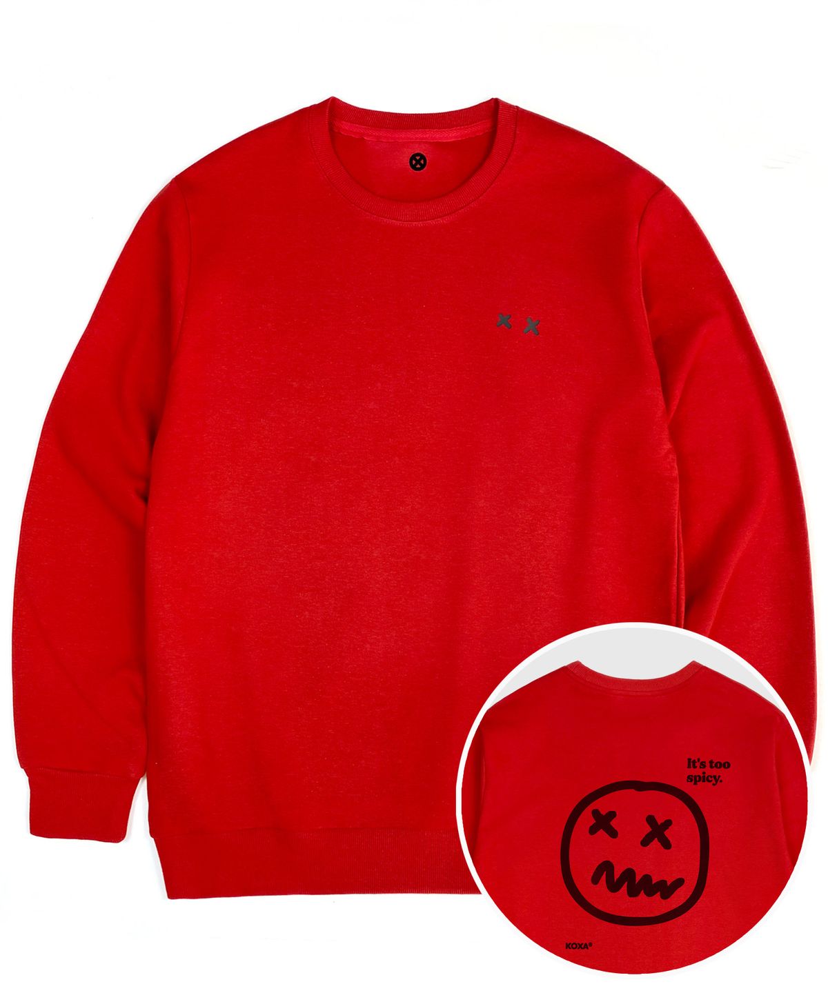 코싸(KOXA) KX spicy mtm red 맨투맨