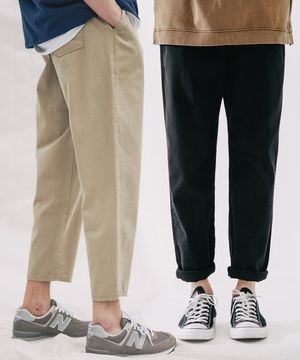 [2PACK] 플레인 코튼 밴딩팬츠 2PACK (CJLP7432+CJLP7509)