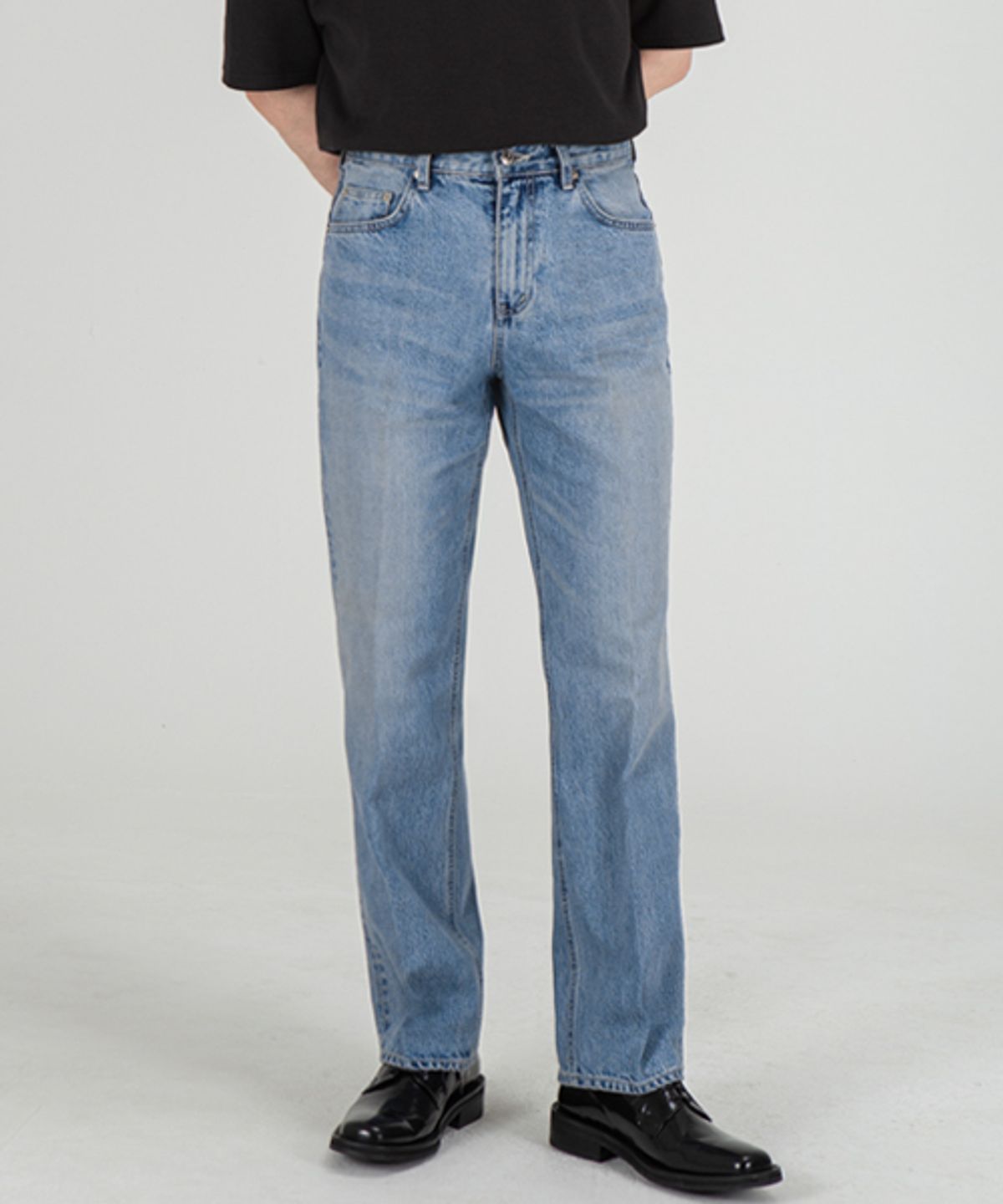 브랜디드(BRANDED) 51005 HISHITOMO COLLECTION LIGHT BLUE JEANS [RELAX STRAIGHT]