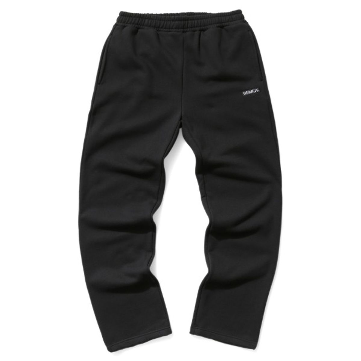 니어러스(NEARUS) BASIC LOGO SWEAT PANTS [BLACK]